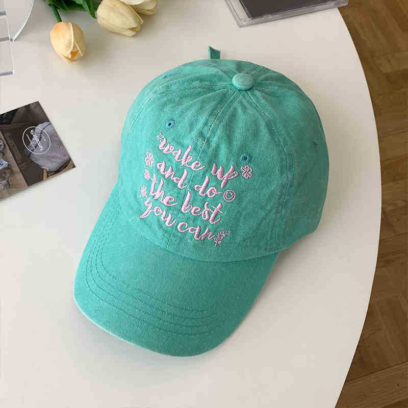 Kvinnens Motiverende Brodert Caps Skanto