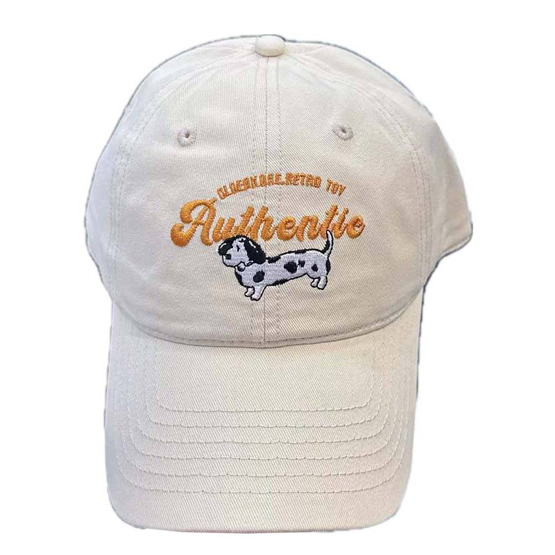 Kvinnebroderte kuemønster baseball cap Skanto
