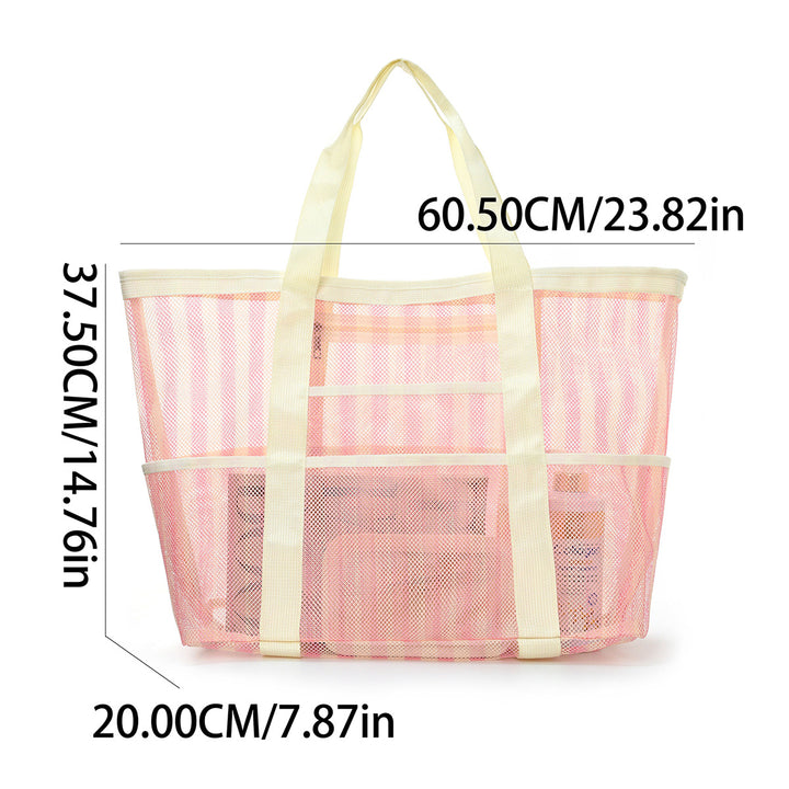 Praktisk nett strandbag Skanto