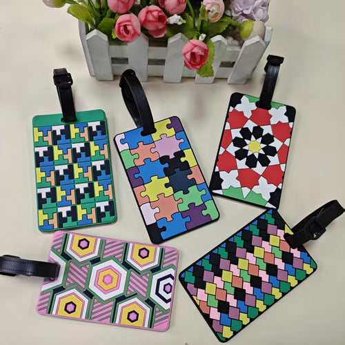 Unisex bagasjemerke i kreativ geometrisk design Skanto
