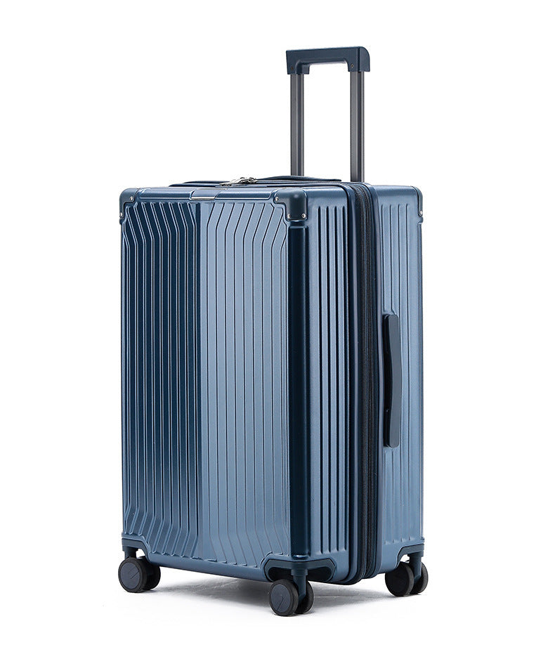 Unisex Rugged Hard-Shell Rolling Suitcase Skanto