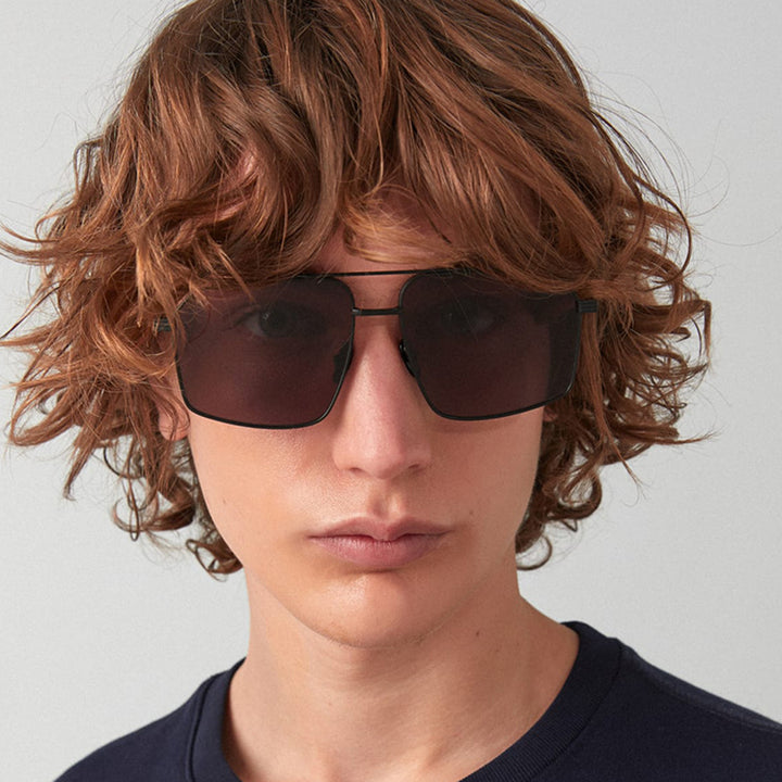 Damer moteriktig solbrille i geometrisk design Skanto