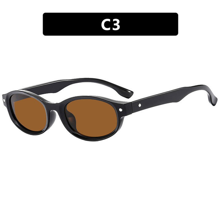 Dame Cat-Eye solbrille i elegant vintage-stil Skanto