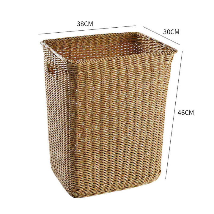 Premium Håndvevd Rattan Oppbevaringskurv Skanto