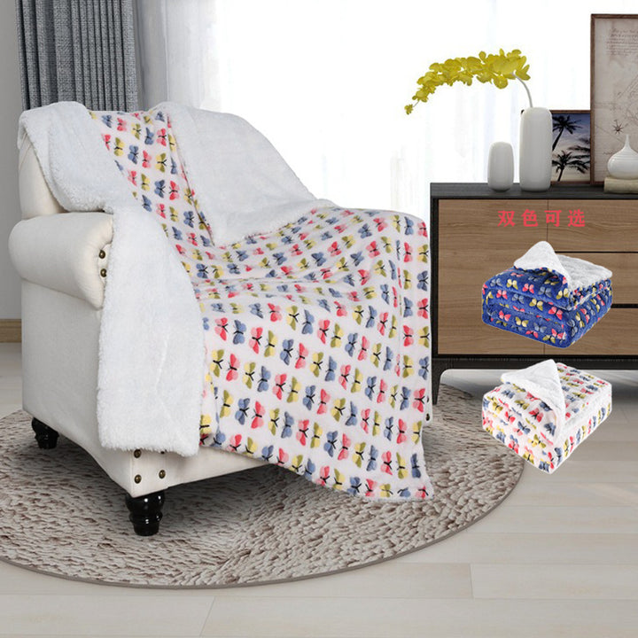 Damer Fleece-kosedekken med vendbart design Skanto
