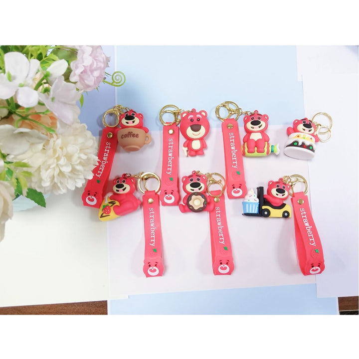 Unisex Cute Bear-themed Keychain Skanto
