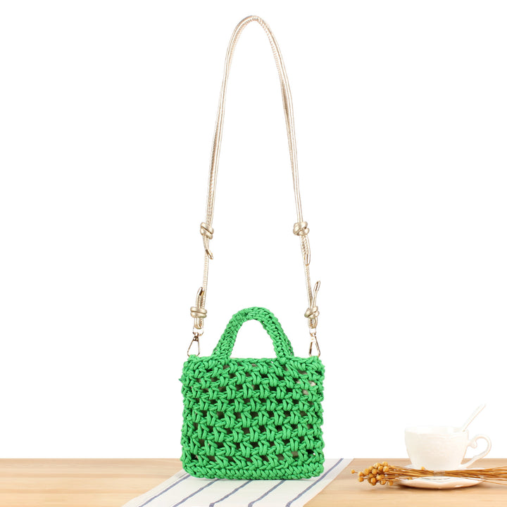 Handmade macrame handbag with adjustable shoulder strap Skanto