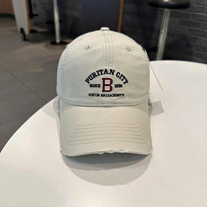 Herre Vintage-inspirert Brodert Baseball Caps Skanto