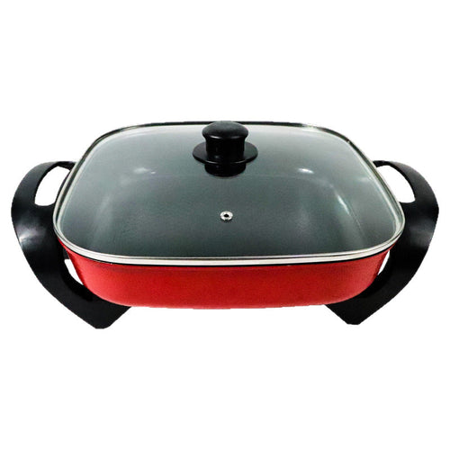 Elektrisk grill og hot pot kombiner Skanto