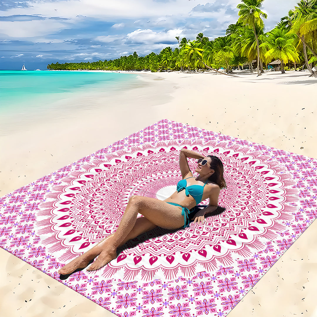Mandala Design Strandmat Skanto
