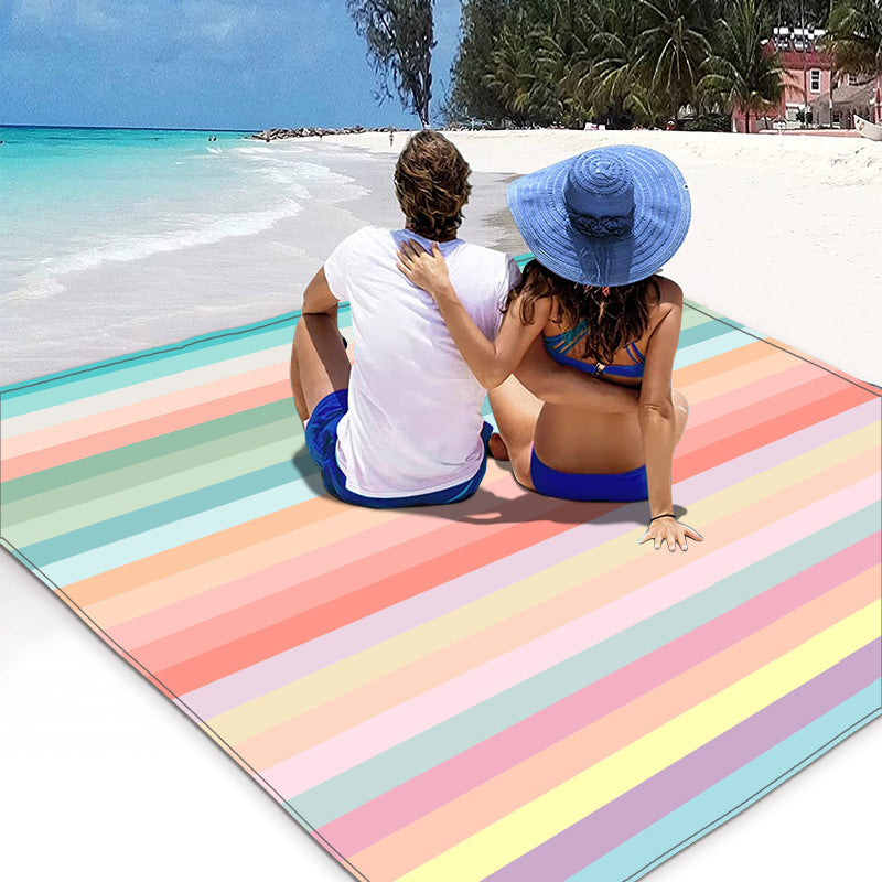 Picknickteppe i maritim design Skanto