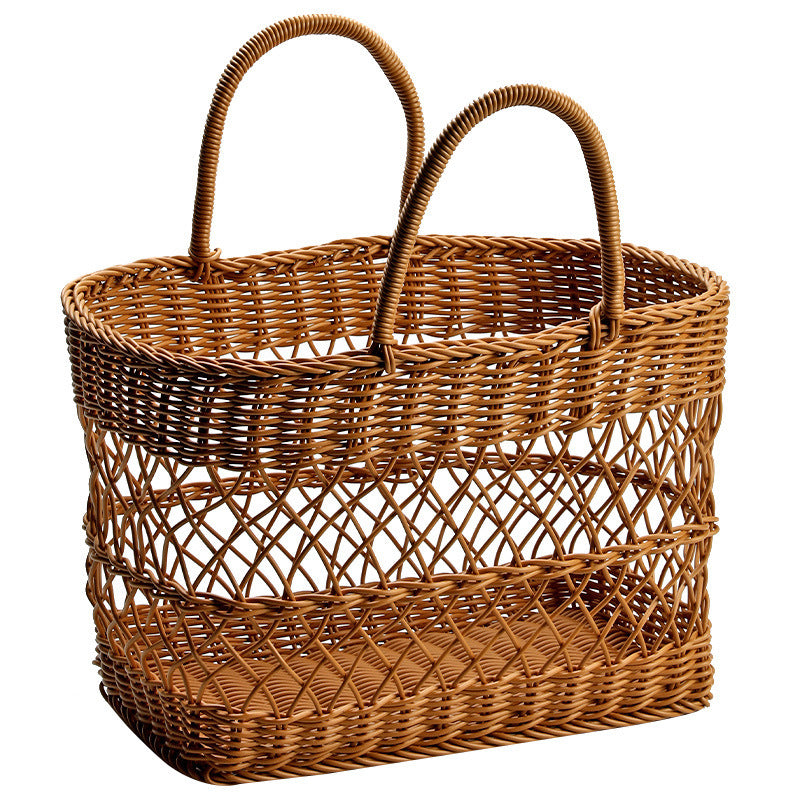 Håndlagd Vevd Marked Tote Skanto
