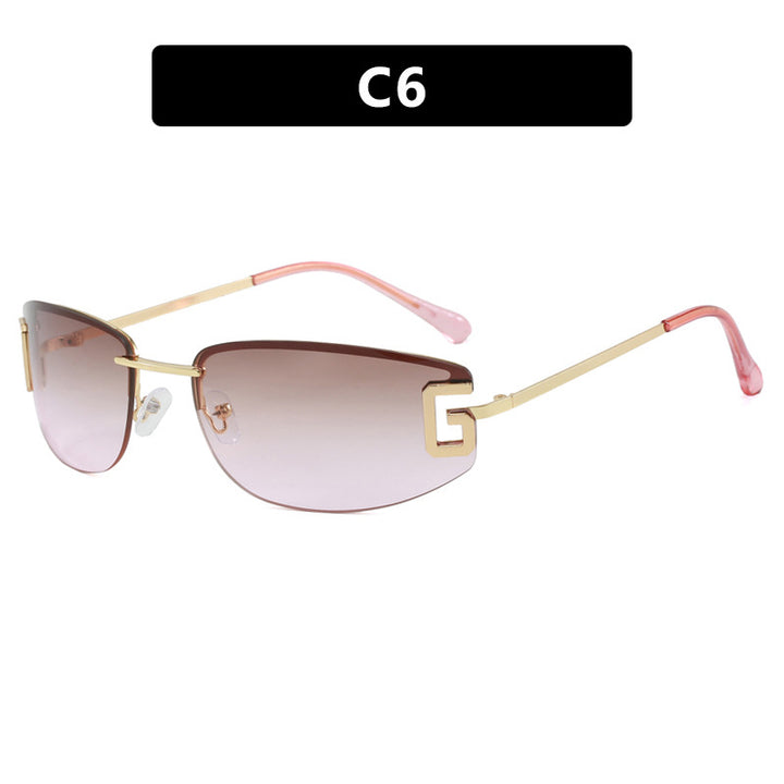 Dame futuristisk solbrille med sporty design og UV-beskyttelse Skanto