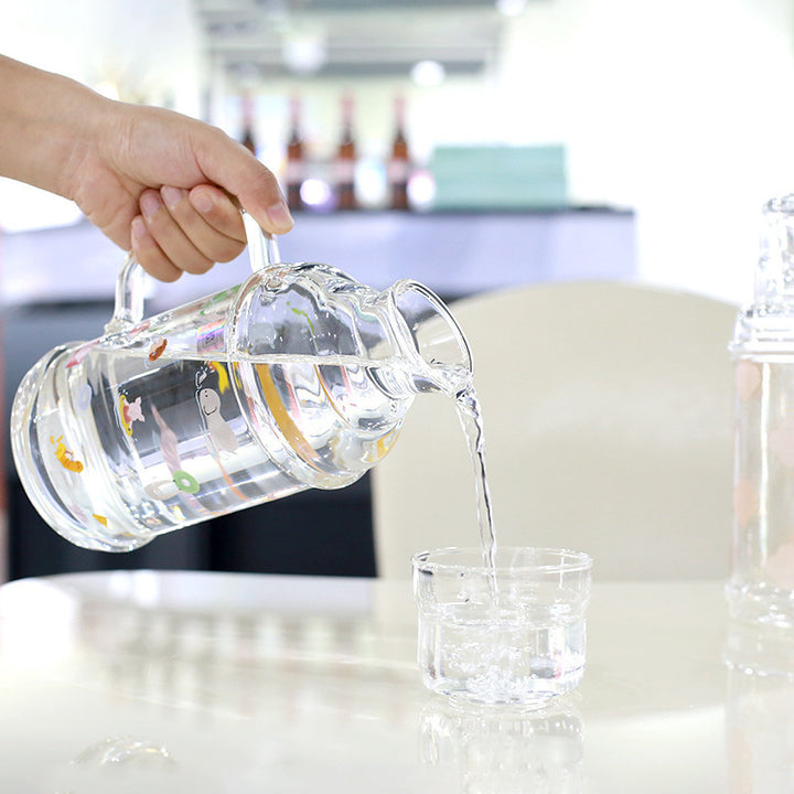 Dame Glass Mug med fortryllende dyremotiver Skanto