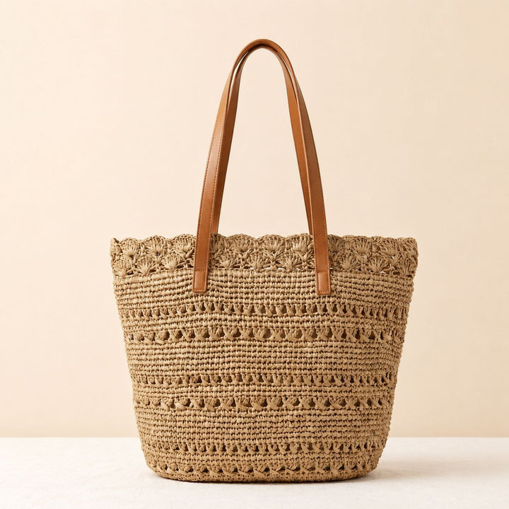 Håndlaget skulderveske med unik mesh-struktur Skanto