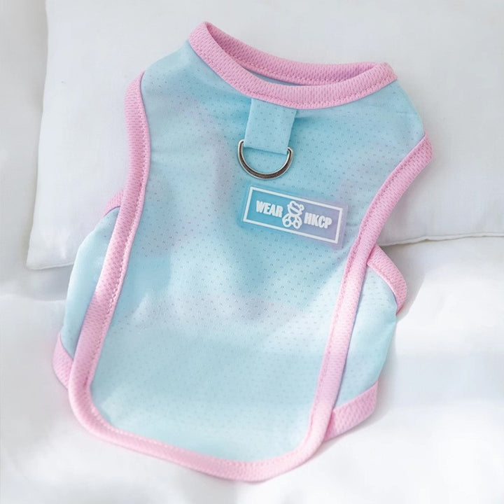 Women's playful swim top with ruffles and decorative button placket Skanto