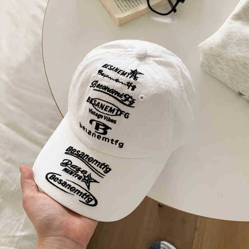 Herre Vintage Grafisk Logo Baseball Caps Skanto