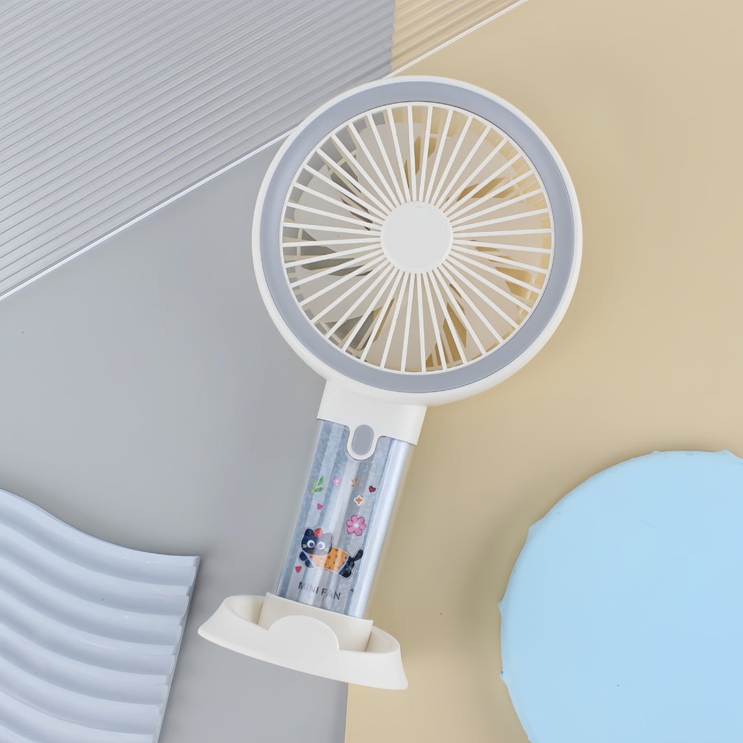 Dame Bærbar Håndvifte med Sprayfunksjon og ergonomisk design Skanto