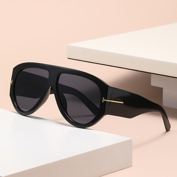 Oversized UV400 Aviator Solbriller Skanto
