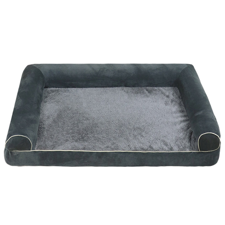 Plush ortopedisk hundeseng