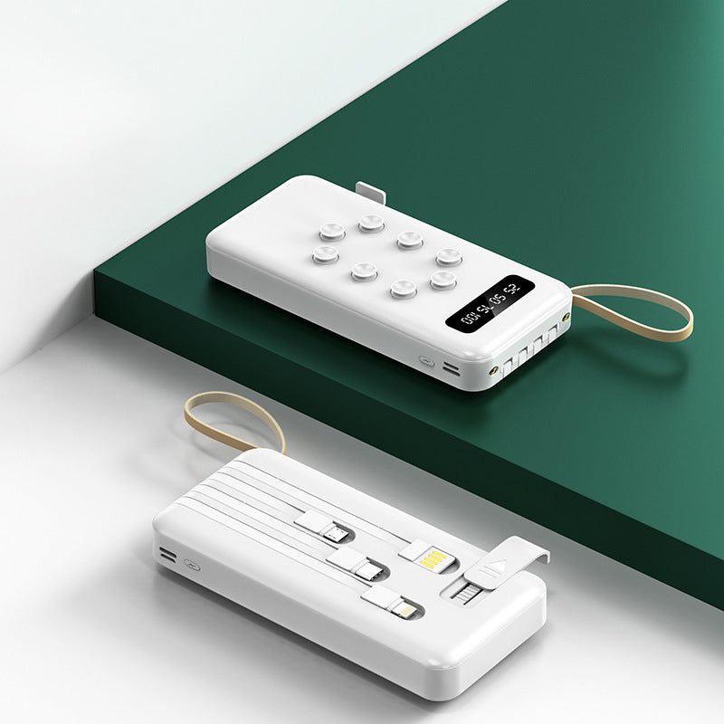 Powerbank med digitalt ladeindikator Skanto