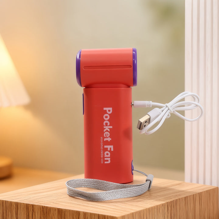 Unisex Bærbar Mini Vifte med LED-skjerm Skanto