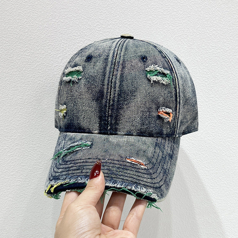 Dame Distretert Denim Baseball Caps Skanto 1784084142
