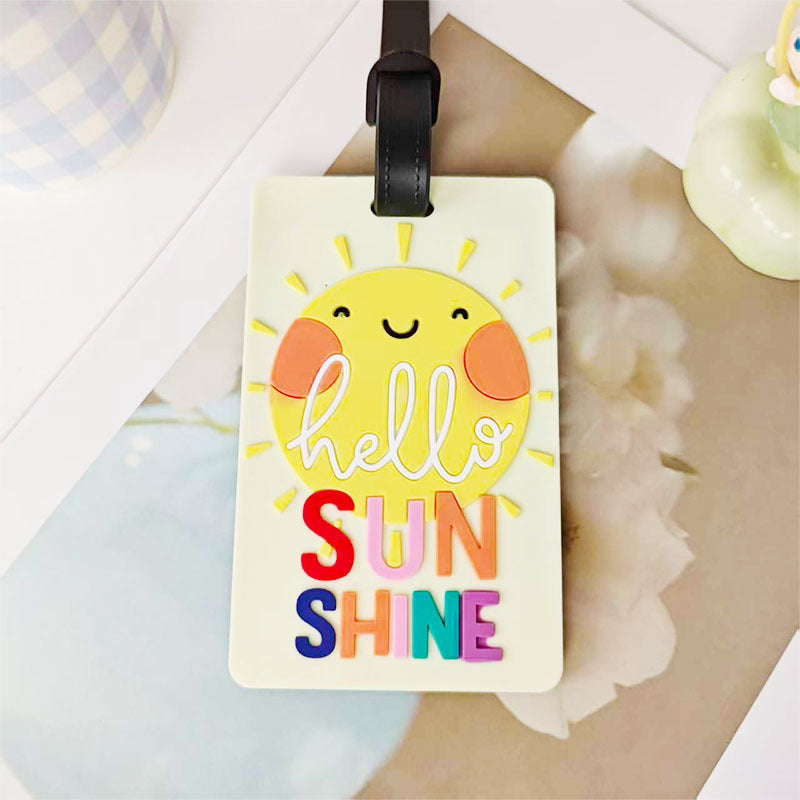 Unisex Tropical Theme Luggage Tag Skanto