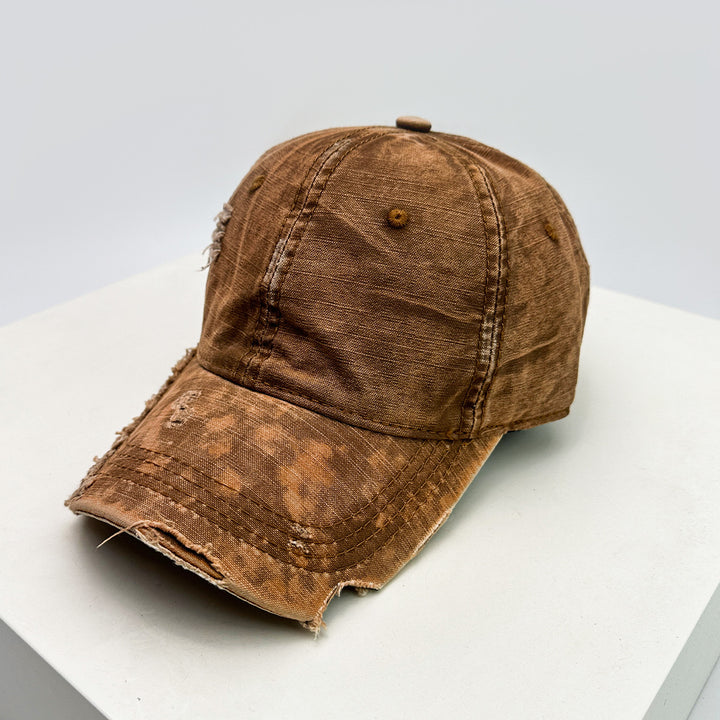 Men's distressed denim baseball cap Skanto