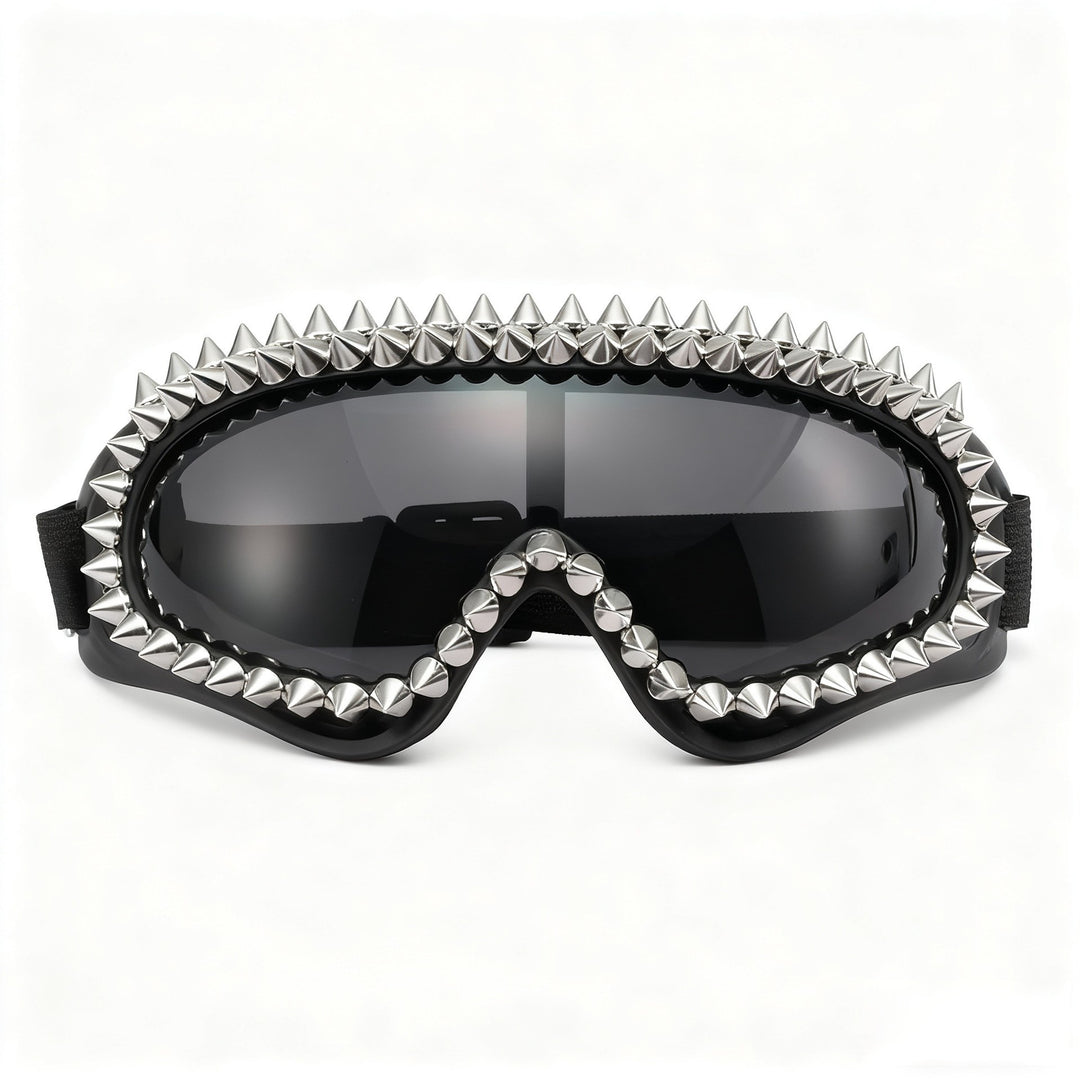 Dame moteriktig skibrille med unikt nagledesign Skanto