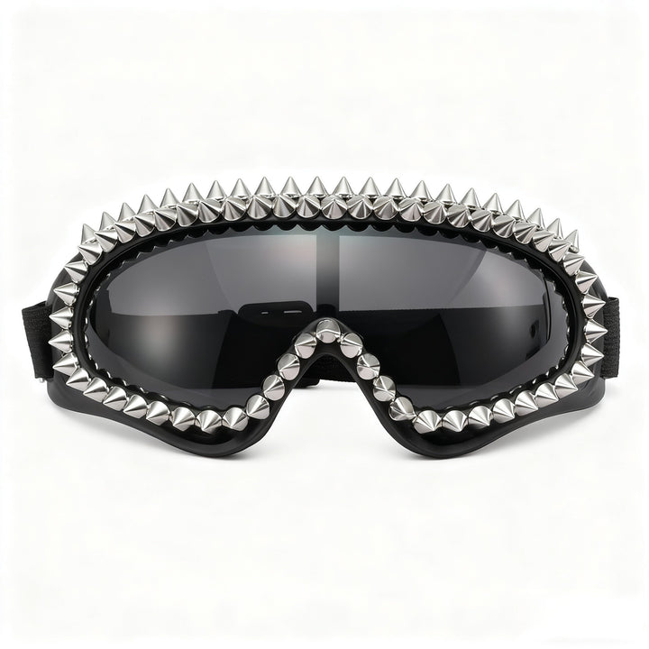 Dame moteriktig skibrille med unikt nagledesign Skanto