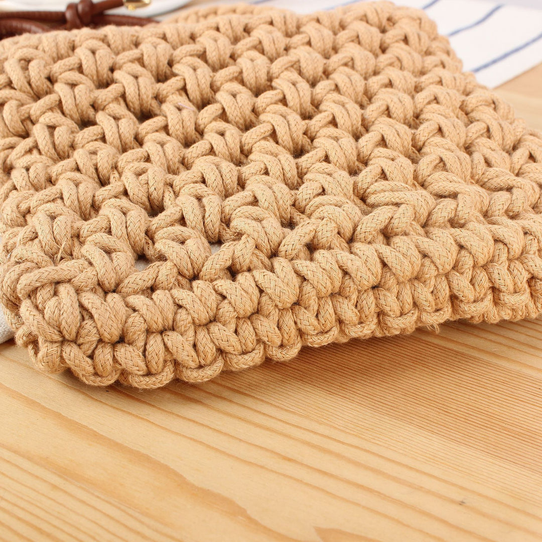 Håndbag i moderne makramee-design Skanto