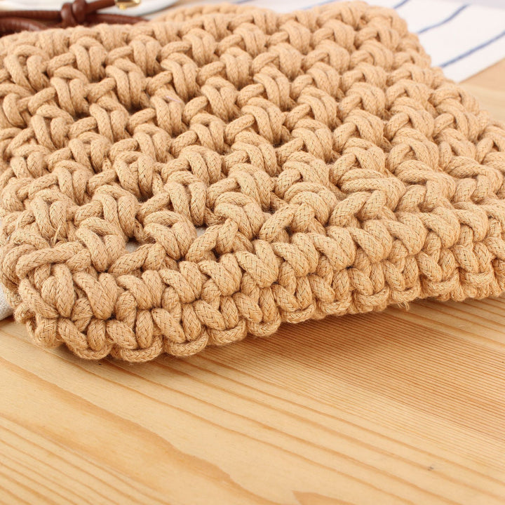 Handmade macrame handbag with adjustable shoulder strap Skanto