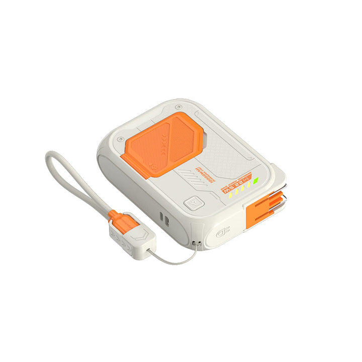Powerbank med integrert hurtigladerfunksjon og robust design Skanto