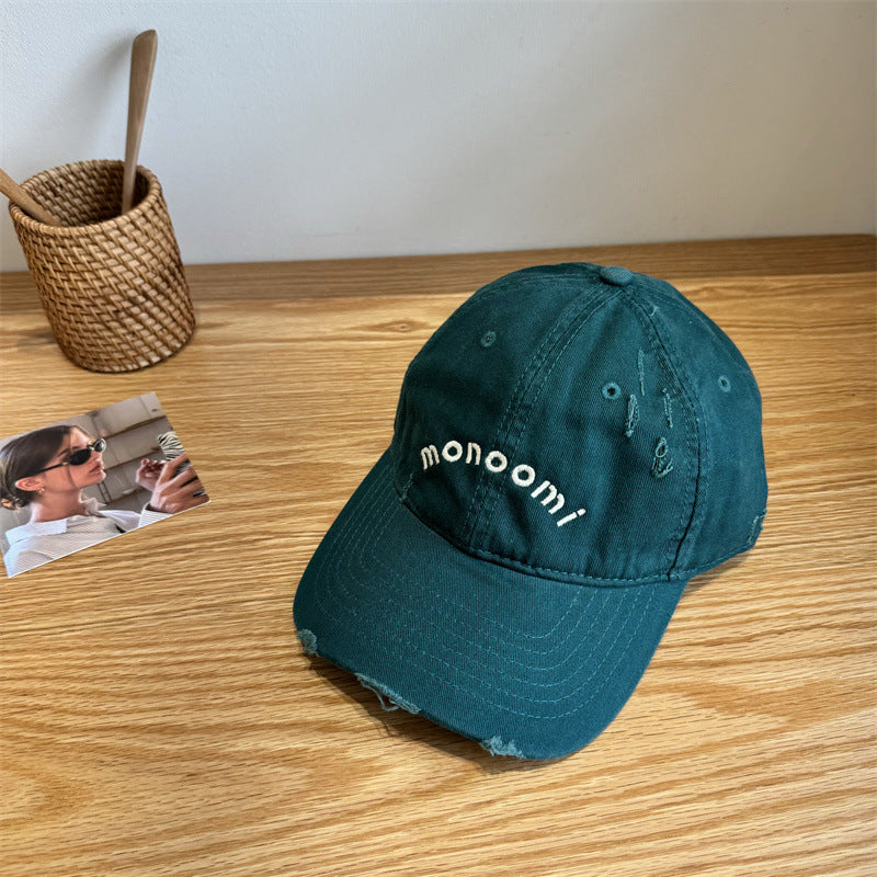 Kvinne Slitt Bomull Baseball Caps Skanto