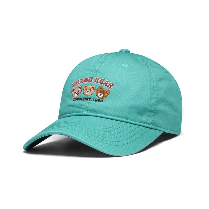 Dame leken bomull caps med brodert dyredesign Skanto