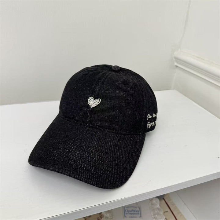 Dame Skjorte Brodert Denim Baseball Caps Skanto