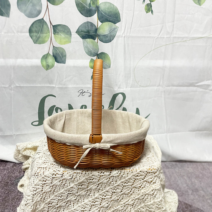 Damer Elegant Kurv med avtagbart Stoffinnsats Skanto