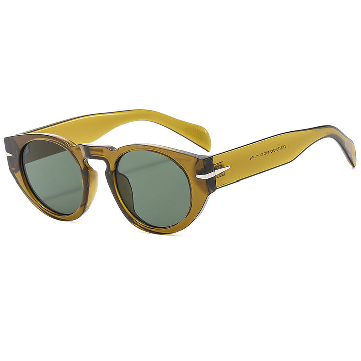 Dame moteriktig solbrille med unikt design og polariserende glass Skanto