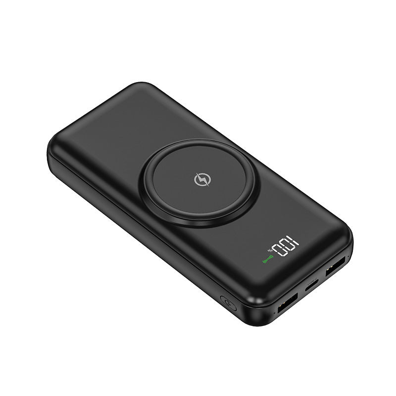 Bærbar powerbank med trådløs hurtiglading og intelligent ladeindikator Skanto