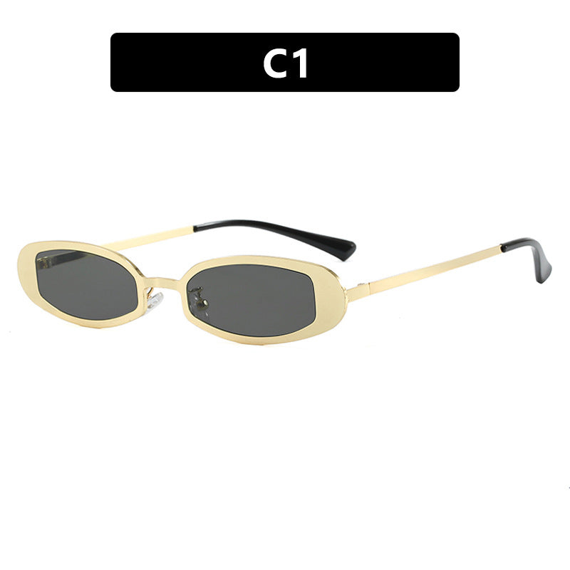 Dame moteriktig brille med elegant metallramme og fine aksenter Skanto