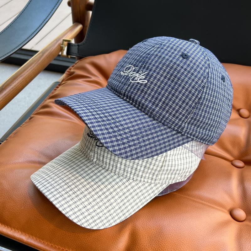 Kvinnenes stilige rutete baseballcap Skanto