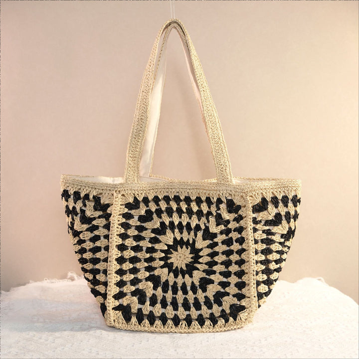 Umhængetaske med Unikt Granny-Square-Design Skanto