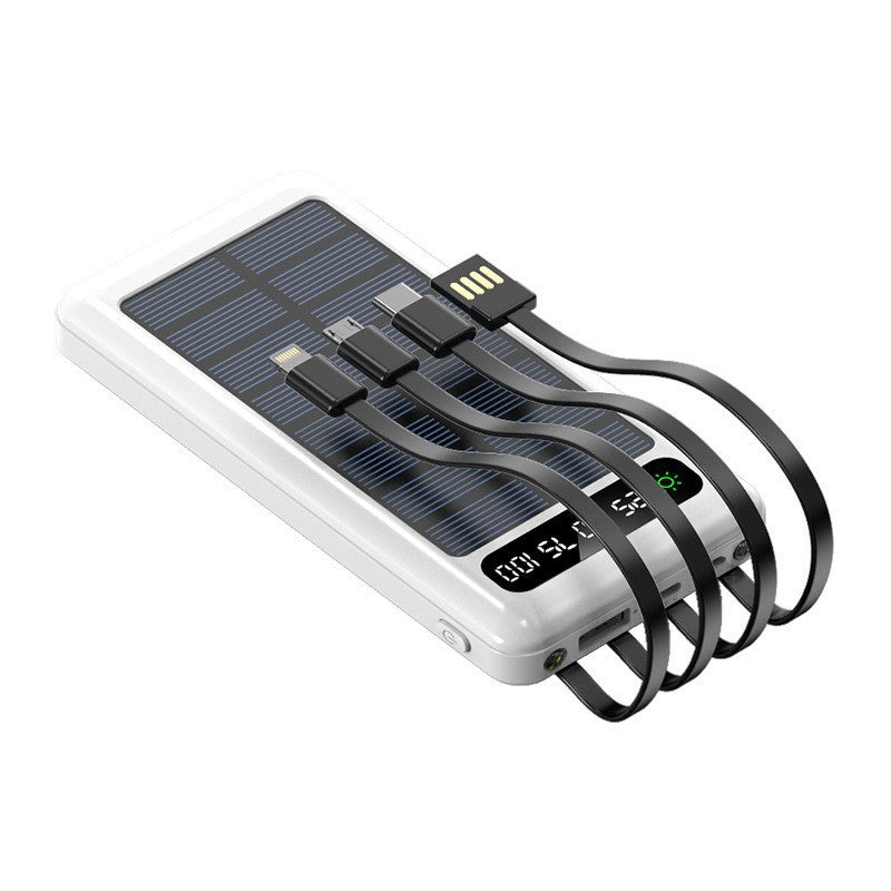 Solar Powerbank med multifunksjonelle ladealternativer Skanto