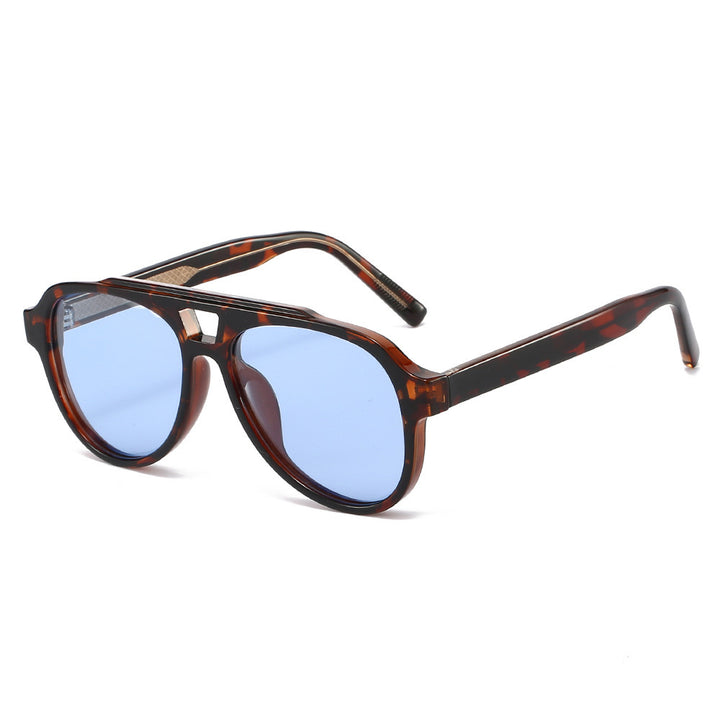 Dame Vintage solbrille med høy kvalitet UV-beskyttelse og moderne skilpaddemønster Skanto