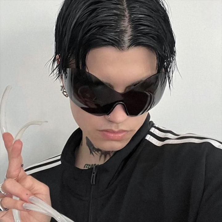 Dame futuristisk solbrille Skanto