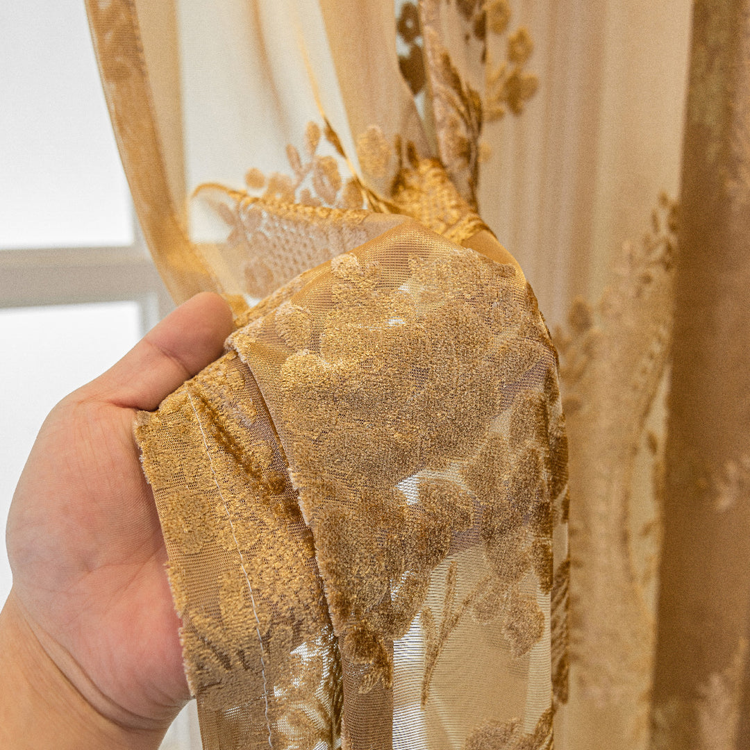 Elegant Gjennomsiktige Spaset Gardiner Skanto