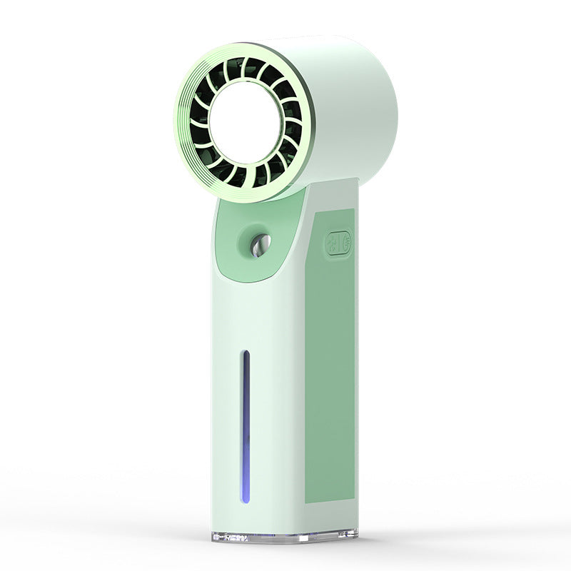 Kjølende Bærbar Ansikts Mister og Bladeless Kjøleventilator USB Oppladbar Fuktighetsspray Skanto