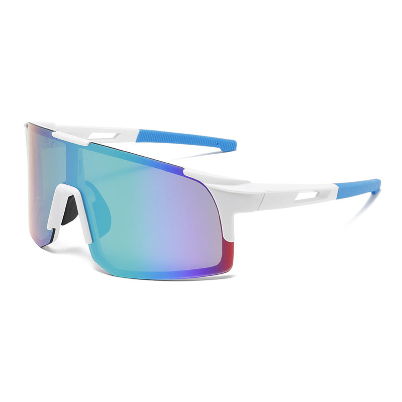 Unisex nan sporty Wraparound solbriller med polariserte glass, høy UV-beskyttelse og sklisikkert nesepad Skanto