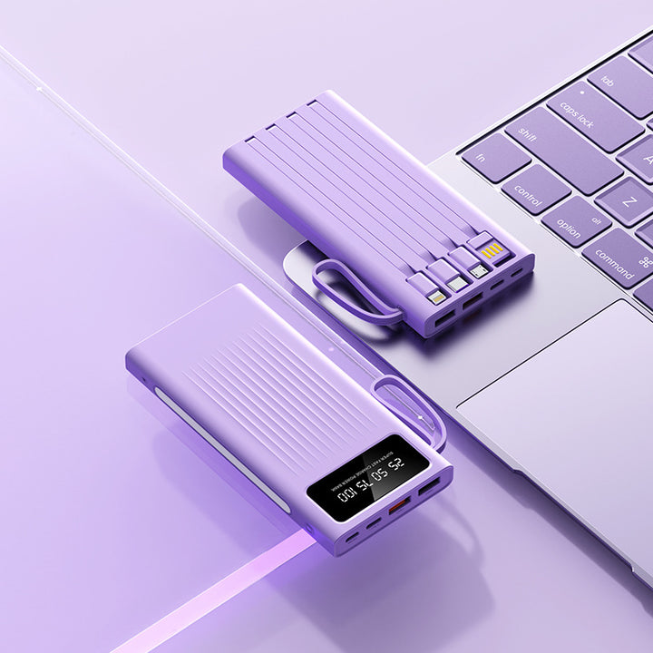 Høyytelses powerbank med digital skjerm Skanto